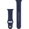 Náhradný remienok na Apple Watch 42/44/45/49mm COTECi Silicone Sports Strap Midnight Blue