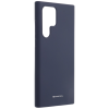 Silikónové puzdro na Samsung Galaxy S22 Ultra 5G Mercury Silicone modré        