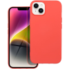 Silikónové puzdro na Apple iPhone 14 Plus Forcell Silicone Lite broskyňové