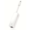 Redukcia TP-Link UE300C USB 3.0 type-C na gigabitový ethernetový sieťový adaptér biely