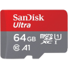 SanDisk Ultra microSDXC 64GB 140 MB/s UHS-I U1 Class 10 + adaptér