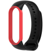 Náhradný remienok na Xiaomi Mi Band 5/6 Tech-protect Iconband čierno-červený