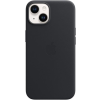Kožené puzdro Apple na Apple iPhone 14 MPP43ZM/A Leather Case with MagSafe Midnight