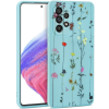 Silikónové puzdro na Samsung Galaxy A13 A135 Tech Protect Mood Garden modré