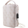 Univerzálne puzdro Guess na príslušenstvo GUHBP4RPSP PU 4G Printed Stripes Travel Universal Bag ružové