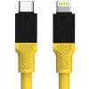 Tactical Fat Man, USB-C na Lightning, 1m, žltý