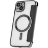 Diárové puzdro na Apple iPhone 11 Smart Chrome Mag čierne
