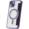 Diárové puzdro na Apple iPhone 11 Smart Chrome Mag fialové