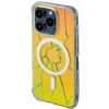 MagSafe Kingxbar PQY Crack Series Silicone Case Apple iPhone 15 Pro Max Holographic