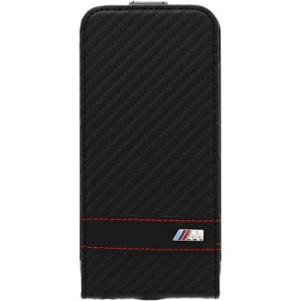 BMW M Collection Flip Case Carbon na iPhone 6 Plus/6s Plus BMFLP6LMCC Black
