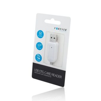 USB OTG čítačka kariet FOREVER USB & microUSB / SD & microSD