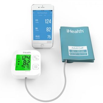 Merač krvného tlaku iHealth TRACK KN-550BT biely