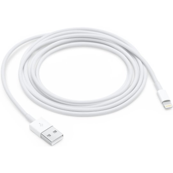 Kábel Apple, USB-A na Lightning, biely (Bulk)