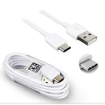 Kábel Samsung EP-DN930CWE, USB-A na USB-C, 3A, 1.2m, biely (Bulk)