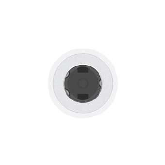 Adaptér Apple MMX62ZM/A, Lightning(M) na 3,5mm audio jack(F), biely (Blister)