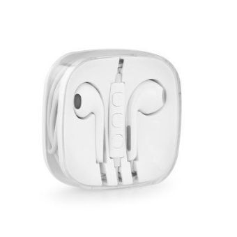 Stereo Handsfree Headphones New Box HR-ME25 na Android, Jack 3.5mm biele