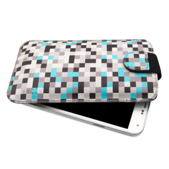 Puzdro vsuvka Fixed Soft Slim, 4 XL, vzor Grey Dice