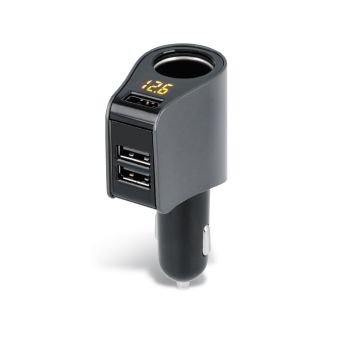 Rozvádzač automobilovej zásuvky + 3 x USB CSS-04