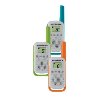Vysielačka Motorola T42 triple-pack šedá