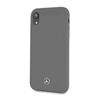 MEHCI61SILGR Mercedes Silicon Fiber Case Lining Grey pro iPhone XR