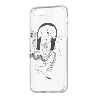 Silikónové puzdro Ultra Trendy Music1 pre Huawei Y5 2018/ Honor 7S transparentné