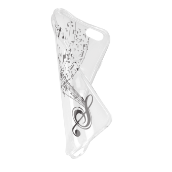 Silikónové puzdro Ultra Trendy Music2 pre Huawei Y5 2018/ Honor 7S transparentné
