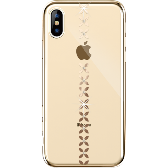 Plastové puzdro Devia Lucky Star pre Apple iPhone XR zlaté