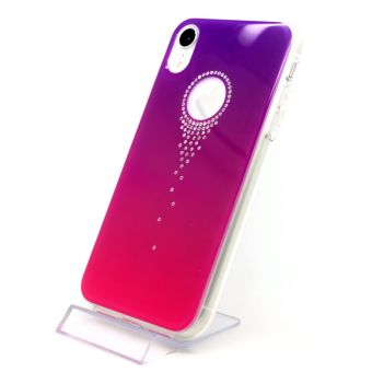 Plastové puzdro na Apple iPhone XS Max Devia Angel Tears fialové