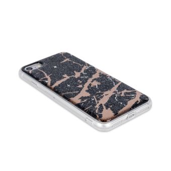 Silikónové puzdro Marmur pre Apple iPhone XS Max čierne 