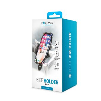Držiak na bicykel pre mobilné telefóny Forever BH-120 čierny