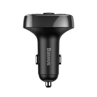 FM transmitter + Autonabíjačka Baseus S-09A,2xUSB, výkon 17W