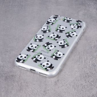 Silikónové puzdro Ultra Trendy Panda pre Huawei Y5 2019 viacfarebné