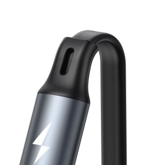 Baseus Fabric 3in1 CAMLT-BYG1, USB-A na Micro/Lightning/USB-C, 3.5A, 1.2m, Dark Gray