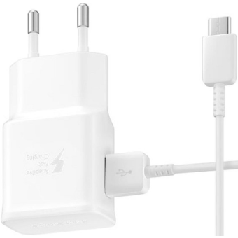 Rýchlonabíjačka Samsung EP-TA200EWE, USB-C kábel, 2A 15W, biela (Bulk)