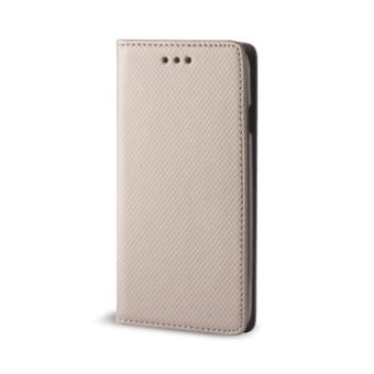 Diárové puzdro Smart Magnet pre Motorola Moto E6 zlaté
