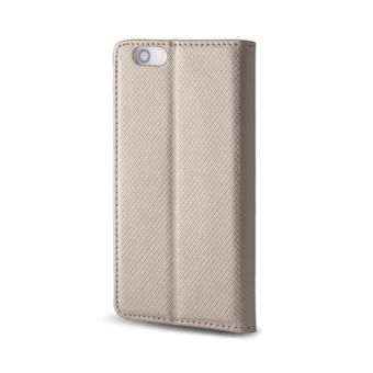 Diárové puzdro Smart Magnet pre Motorola Moto E6 zlaté