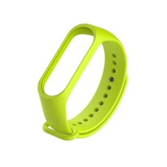 Silikónový náramok pre Xiaomi Mi Band 3/4 zelený