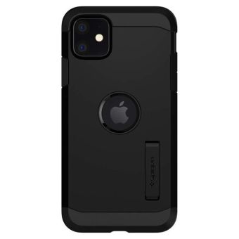 Odolné puzdro na Apple iPhone 11 Spigen Tough Armor čierne