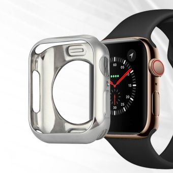 Silikónové puzdro Dux Ducis pre Apple Watch 4 44 mm ružové a transparentné 