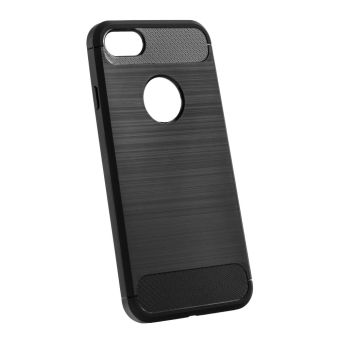 Silikónové puzdro Forcell Carbon pre Xiaomi Redmi 8A čierne 