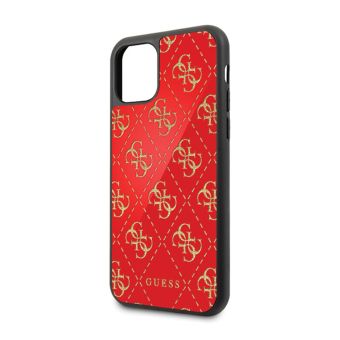 Plastové puzdro GUESS GUHCN584GGPRE pre Apple iPhone 11 Pro červené