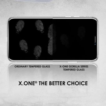 Tvrdené sklo na Apple iPhone 11/XR X-ONE Full Cover Extra Strong Matte 9H Full Glue čierne