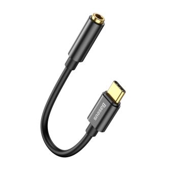 Baseus L54 USB adapter USB-C/mini-jack 3.5mm, DAC 24bit 48KHz, black