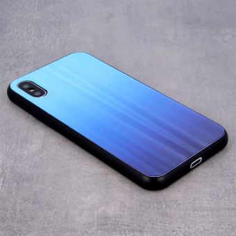 Plastové puzdro Aurora Glass pre Xiaomi Redmi Note 8T modré