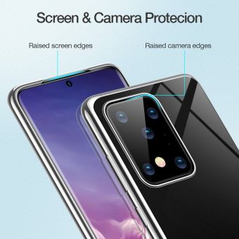 Silikónové puzdro ESR Essential Crown pre Samsung Galaxy S20 Plus strieborné