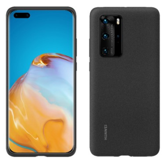 Huawei Silicone Case P40 Pro Cierny