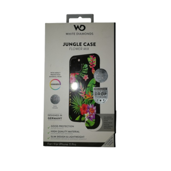 Odolné puzdro na Apple iPhone 11 Pro White Diamonds Tough Jungle kvety