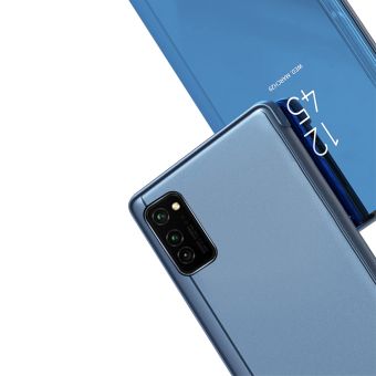 Diárové puzdro na Huawei P40 Lite Clear View modré