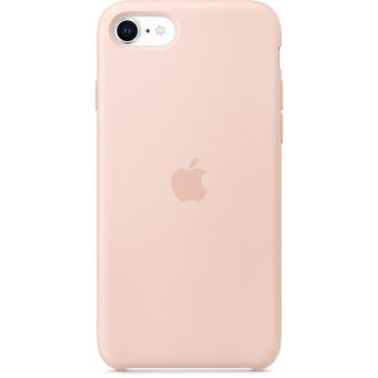 Originálne puzdrol Apple MXYK2ZM iPhone SE 2020 Silicone - Pink Sand