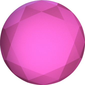 PopSockets Original PopGrip, Fuchsia Metallic Diamond, hliníkový